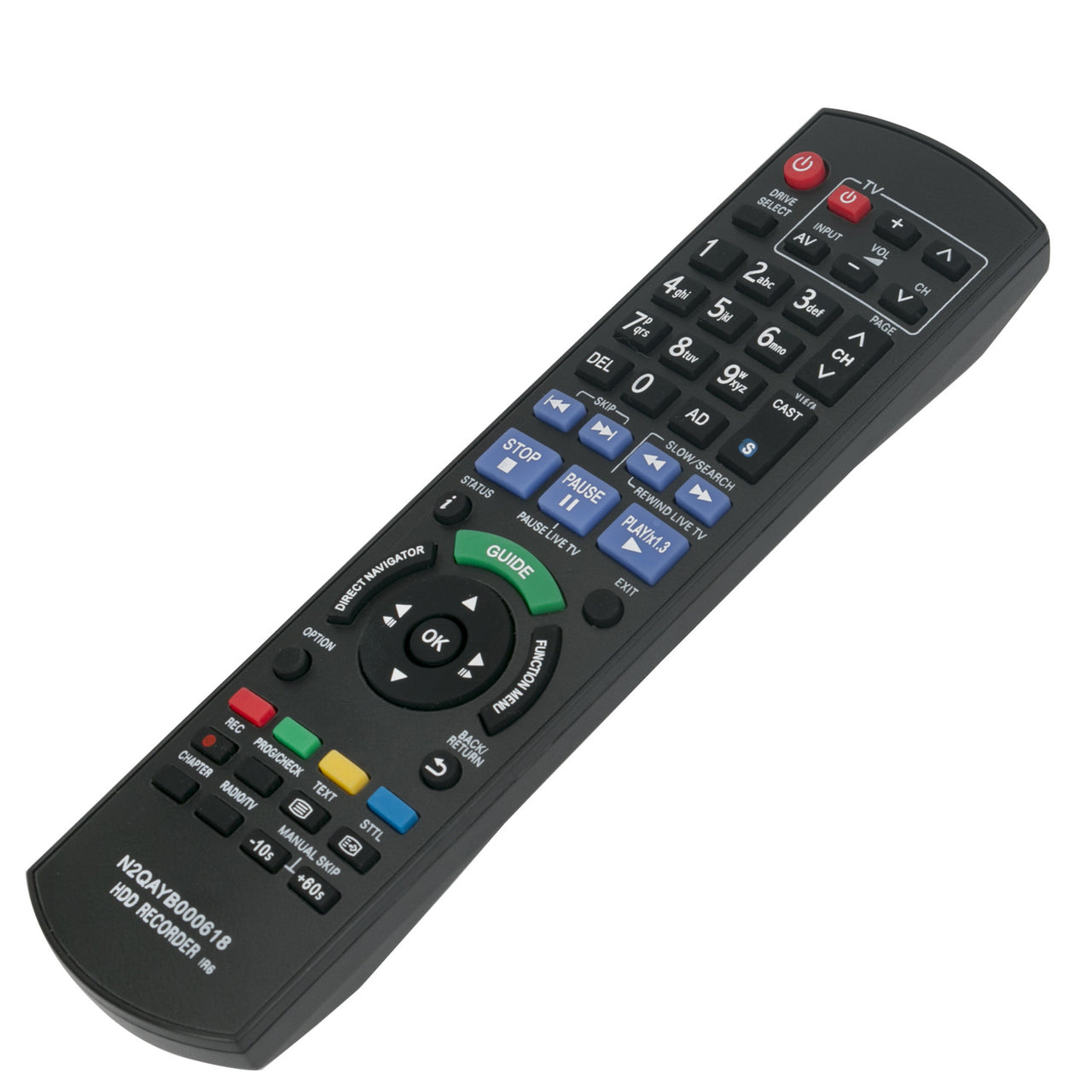 N2QAYB000618 Replacement Remote for Panasonic DVD Recorder