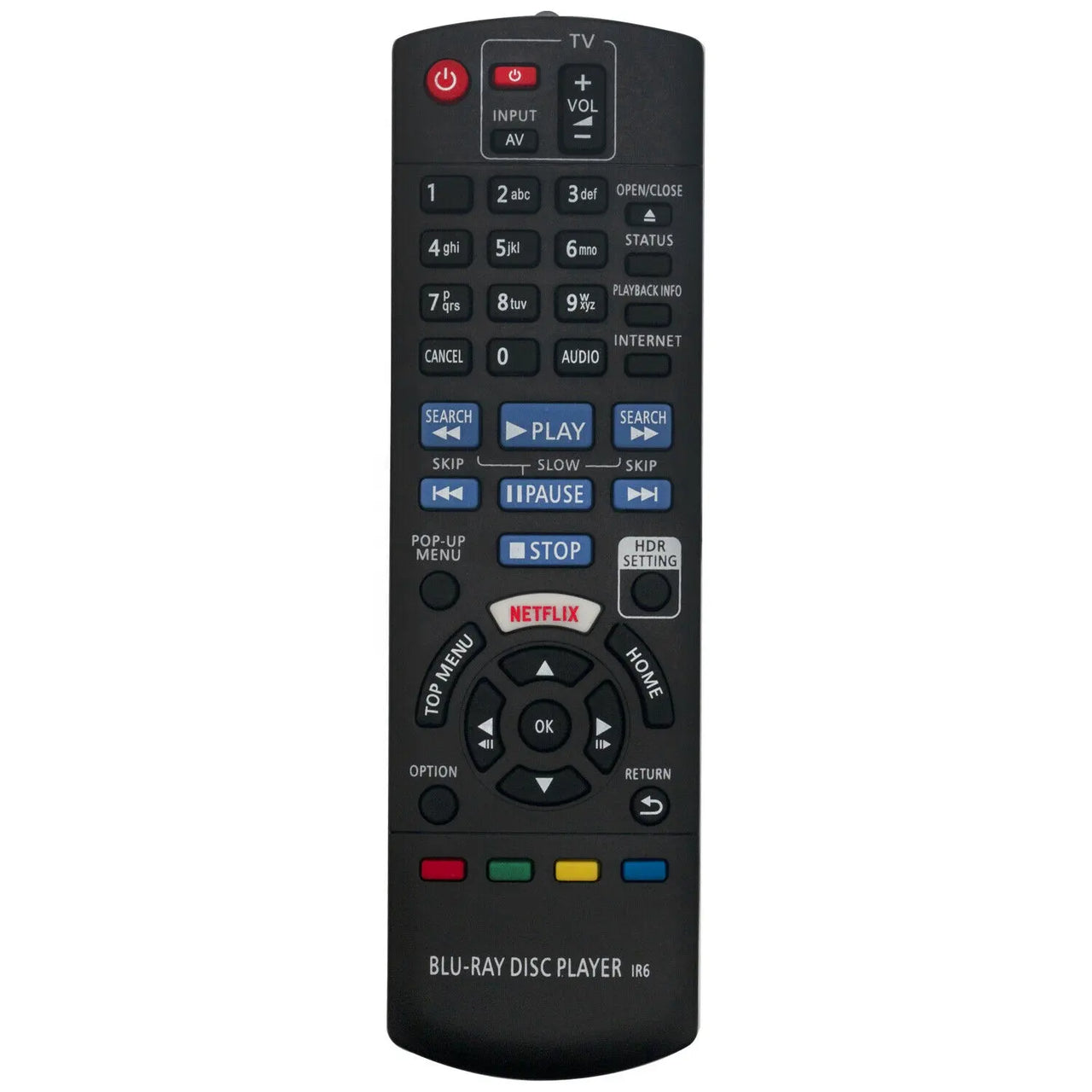 N2QAYB001147 Replacement Remote for Panasonic DVD Blu-Ray Disc Player