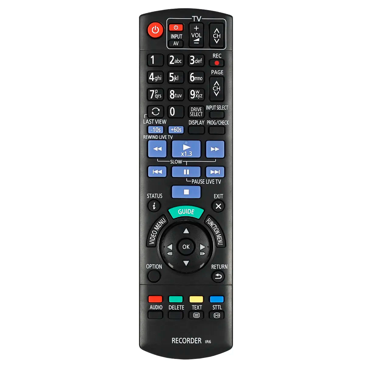 N2QAYB001078 Replacement Remote for Panasonic DVD Blu-Ray Disc Player