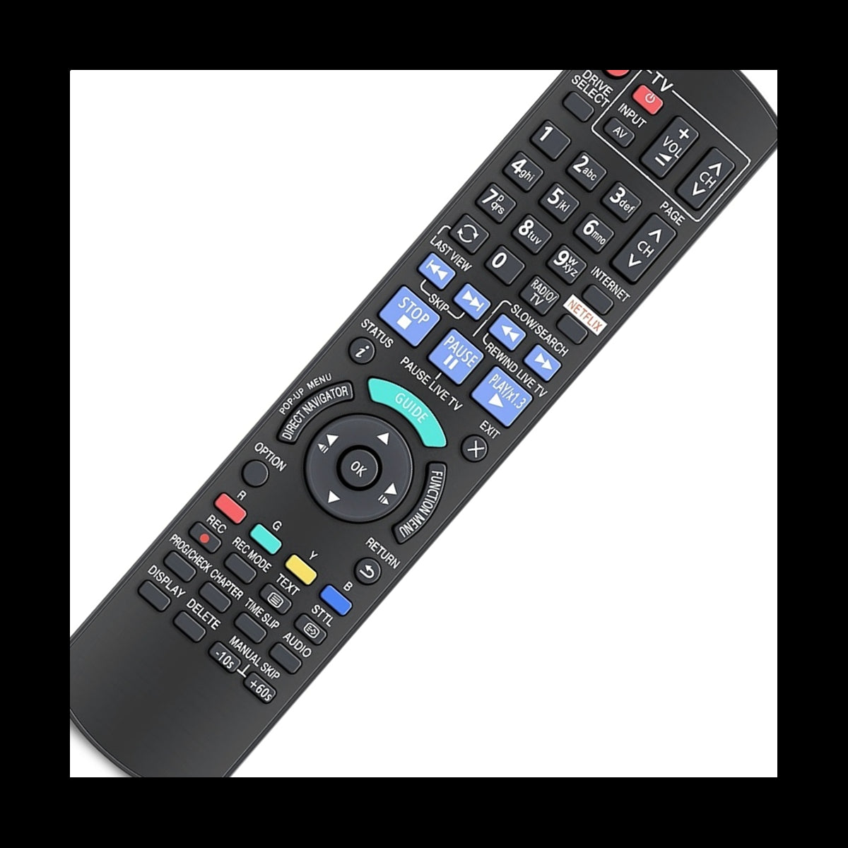N2QAYB001041 Replacement Remote for Panasonic DVD Blu-Ray Disc Players