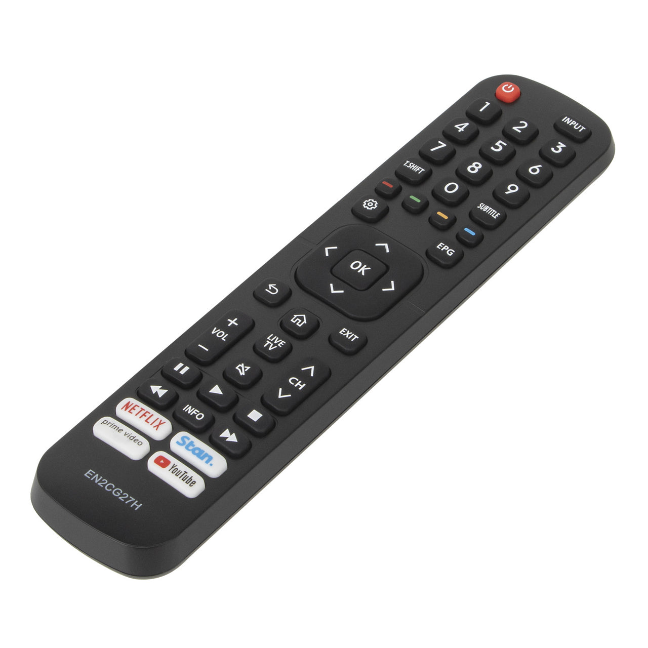 EN2CG27H Replacement Remote for Hisense Televisions