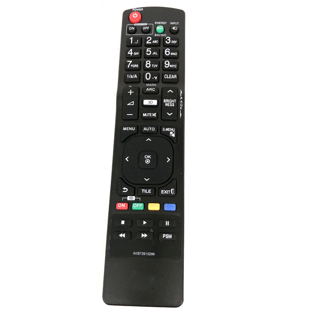 AKB72915299 Replacement Remote for LG Televisions