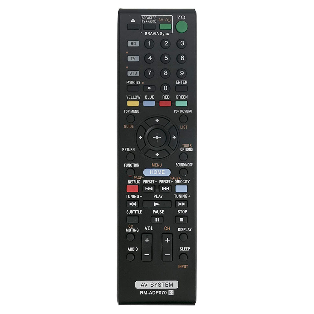 RM-ADP070 Replacement Remote for Sony AV System Home Theater System