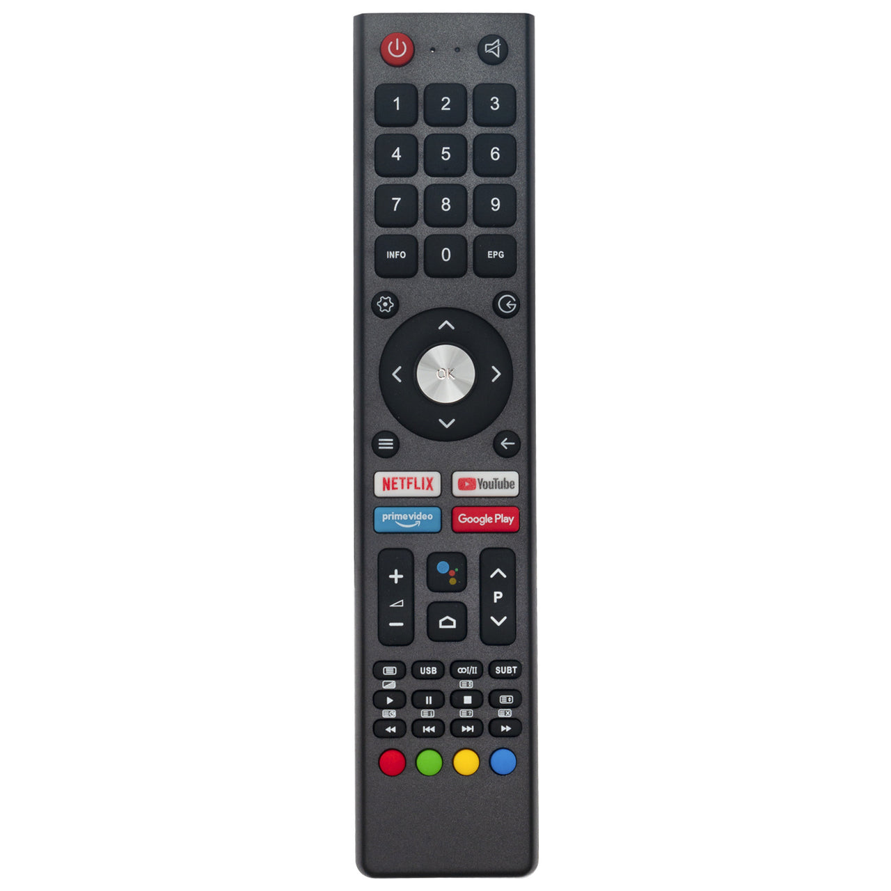 GCBLTV02ADBBT Replacement Remote  For Saba ChangHong CHIQ UHD TV