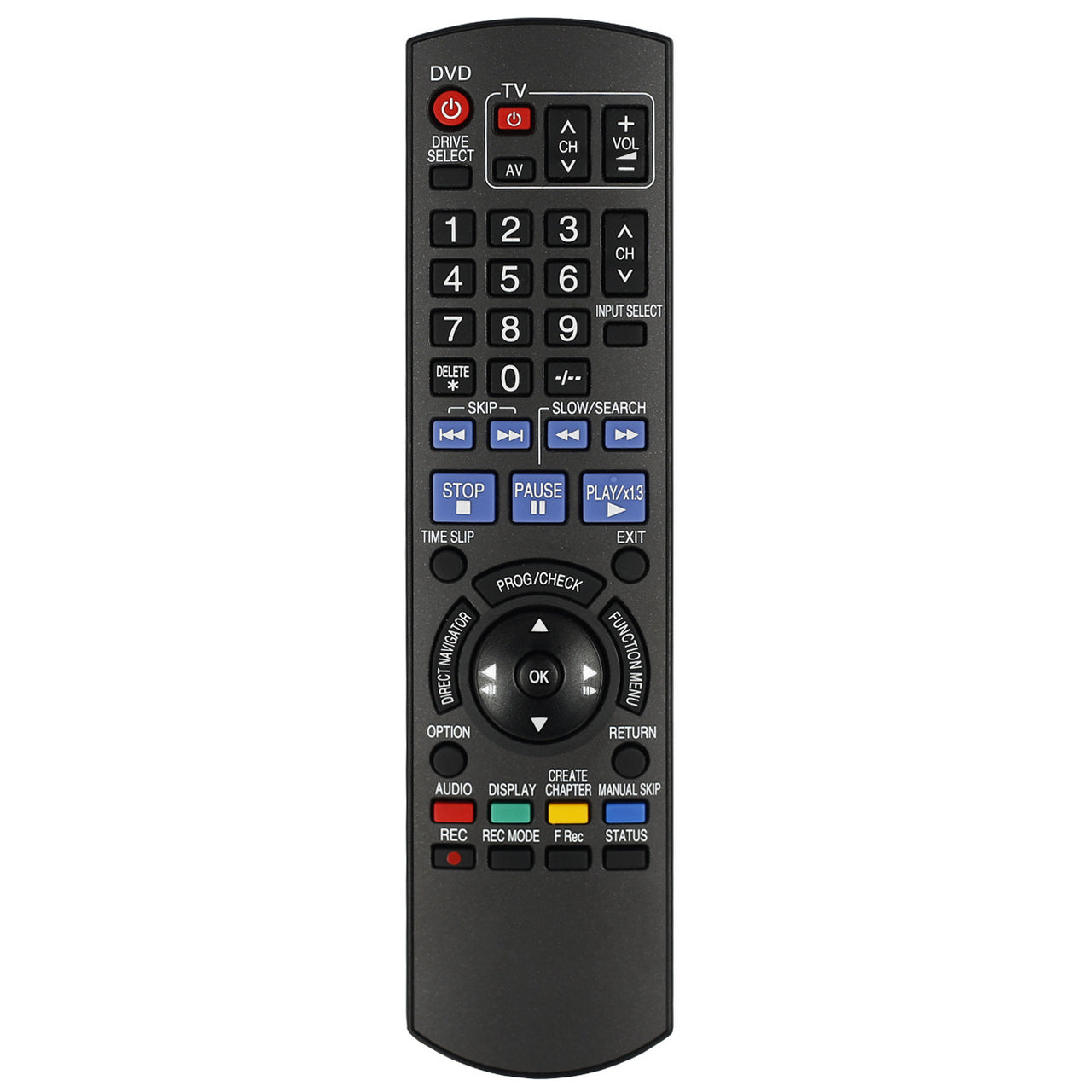 N2QAYB000134 Replacement Remote for Panasonic DVD Recorders