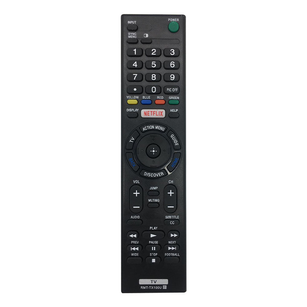 RMT-TX100U Replacement Remote for Sony Televisions