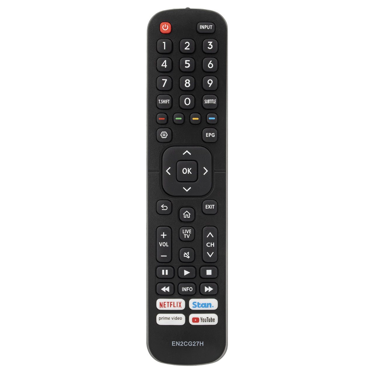 EN2CG27H Replacement Remote for Hisense Televisions