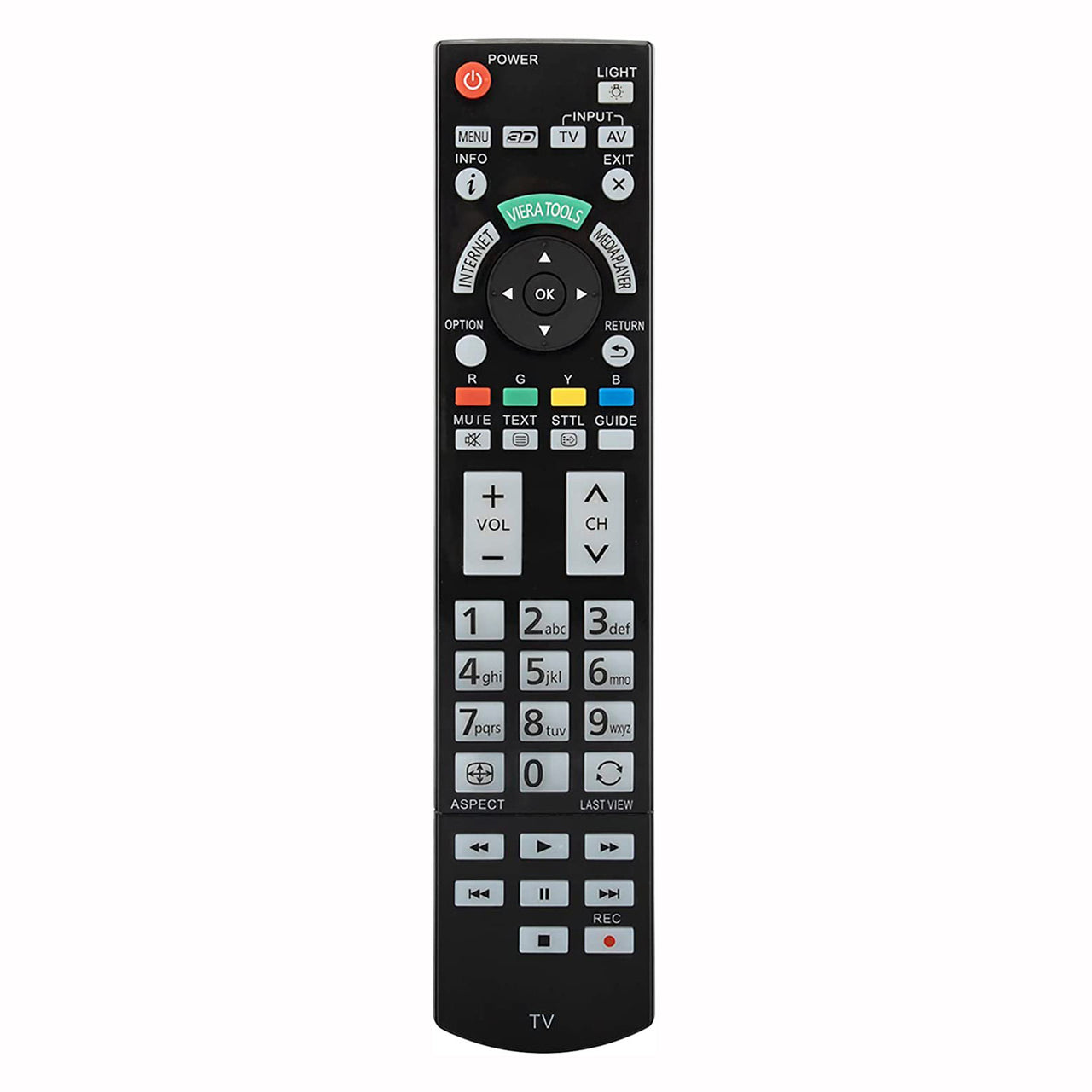N2QAYB000746 Replacement Remote for Panasonic TV THL47WT50A THL55DT50A THL55WT50A