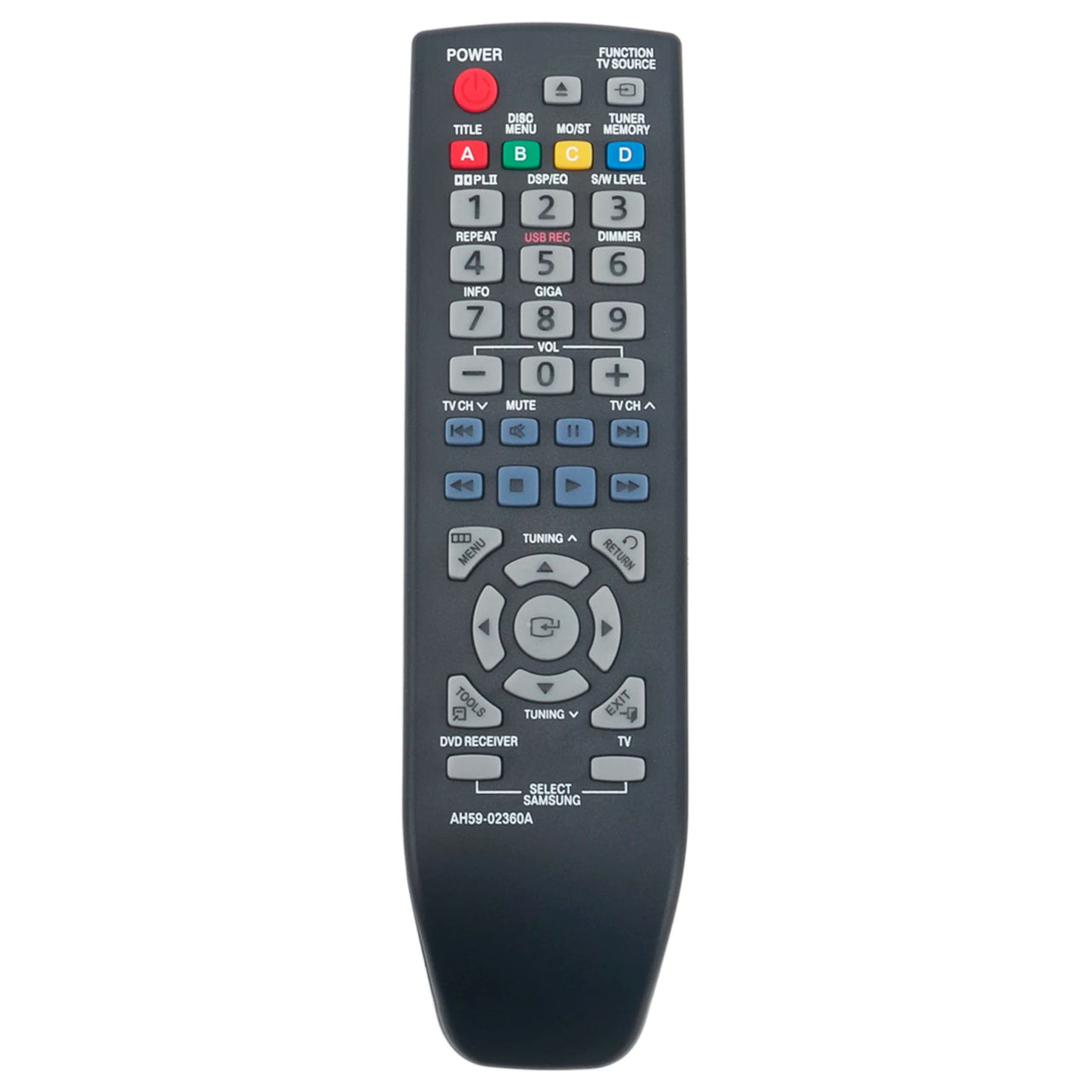AH59-02360A Replacement Remote Control for Samsung TV DVD Players