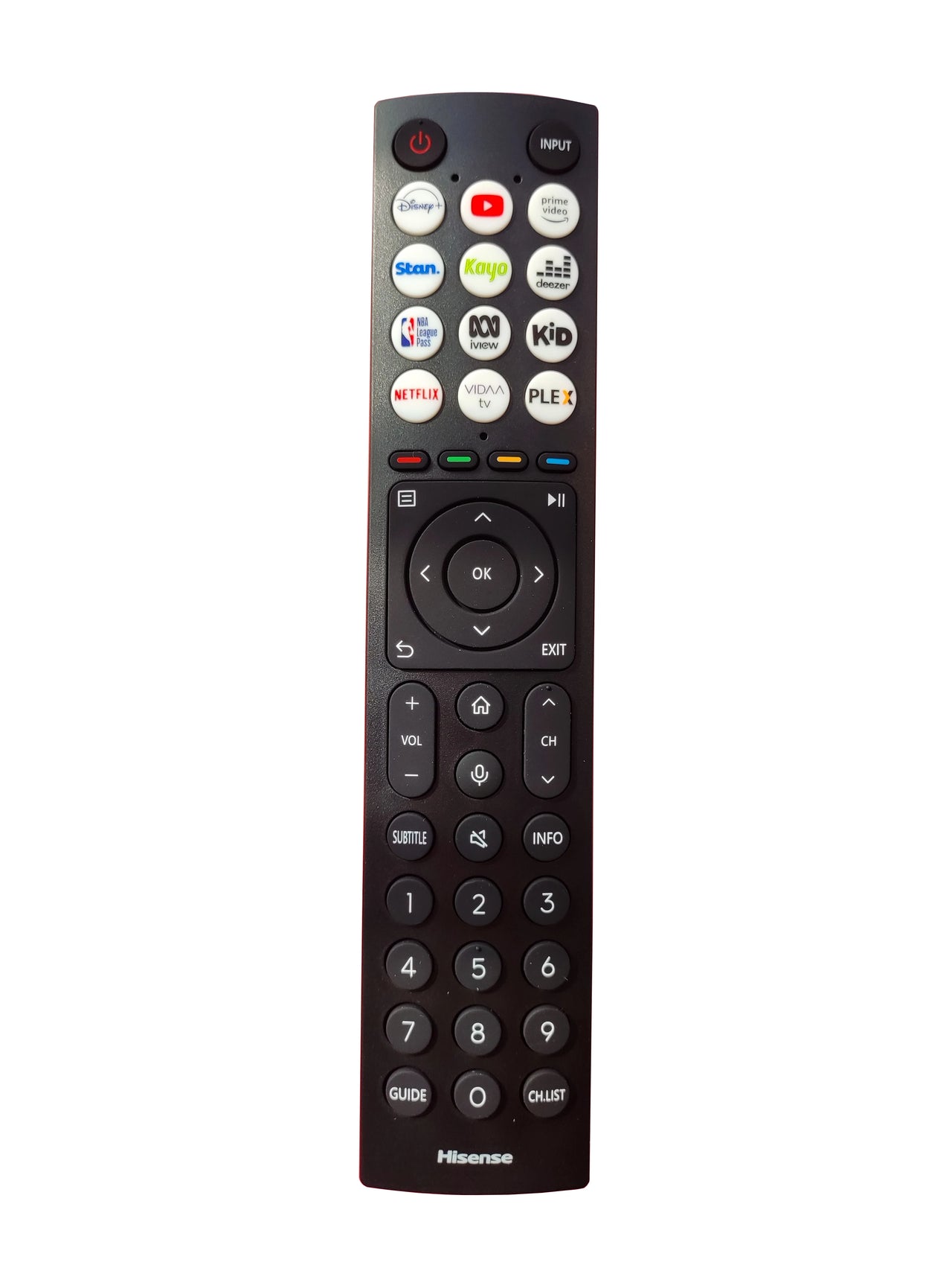 ERF3H86H Replacement Remote (Without Voice Control) for Hisense Televisions