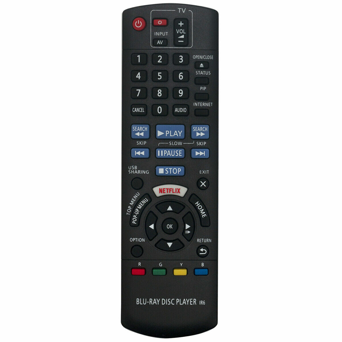 N2QAYB001026 Replacement Remote for Panasonic DVD Blu-Ray Disc Player