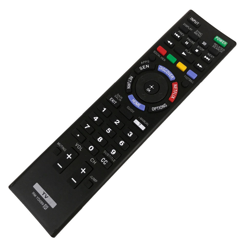 RM-YD099 Replacement Remote for Sony Televisions KDL-55W805B KDL-65W955B