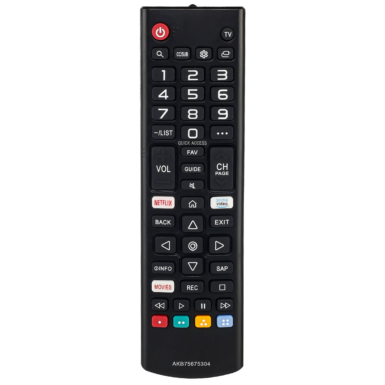 AKB75675304 Replacement Remote for LG Televisions