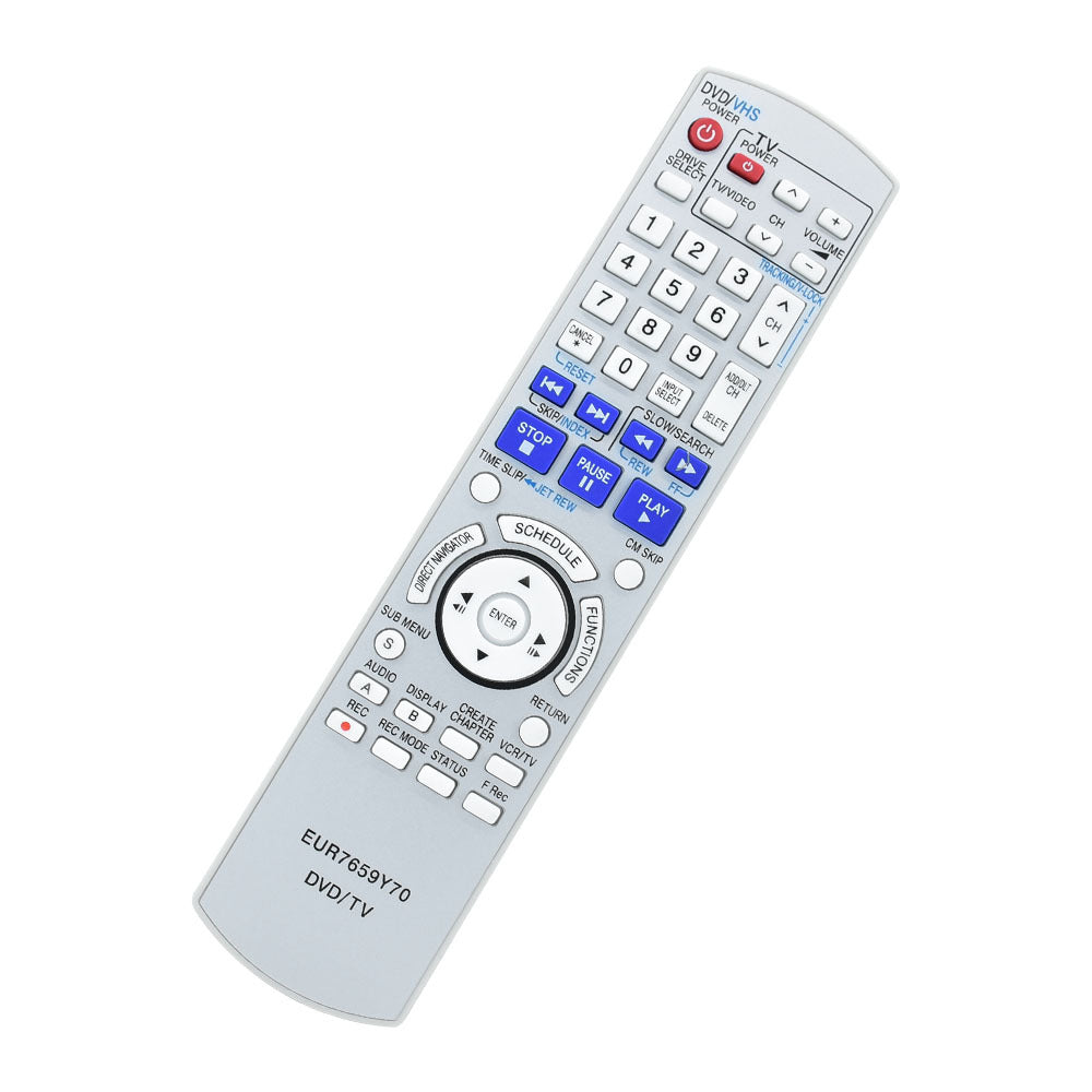 EUR7659Y70 Replacement Remote for Panasonic Televisions DMR-ES35V DMR-ES35VP DMR-ES35VPC DMR-ES3