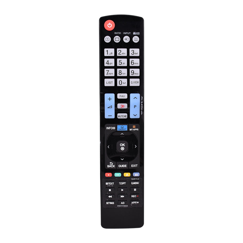 AKB73756502 Replacement Remote for LG Televisions AKB73756504/AKB73756510/32LM620T