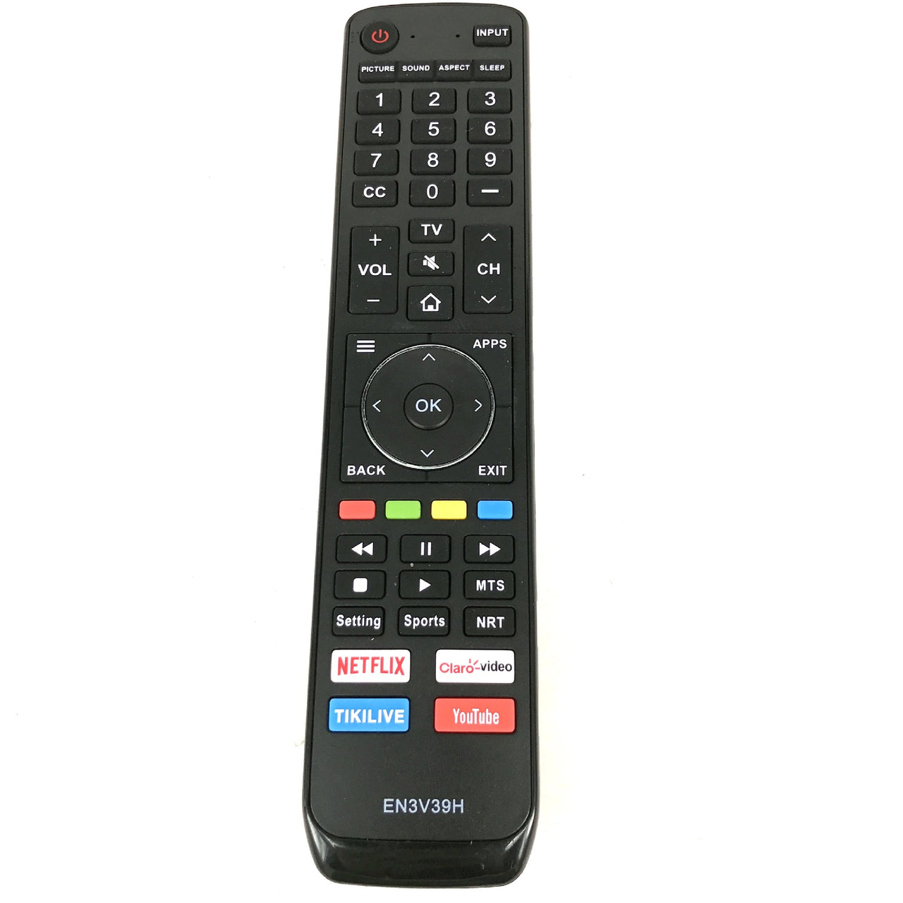 EN3V39H Replacement Remote for Hisense Televisions