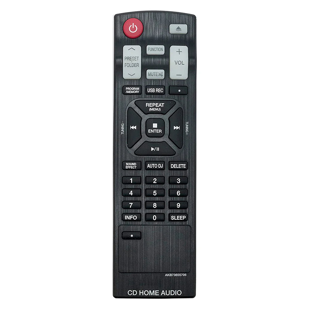 AKB73655706 Replacement Remote for LG Mini Hi-Fi Systems