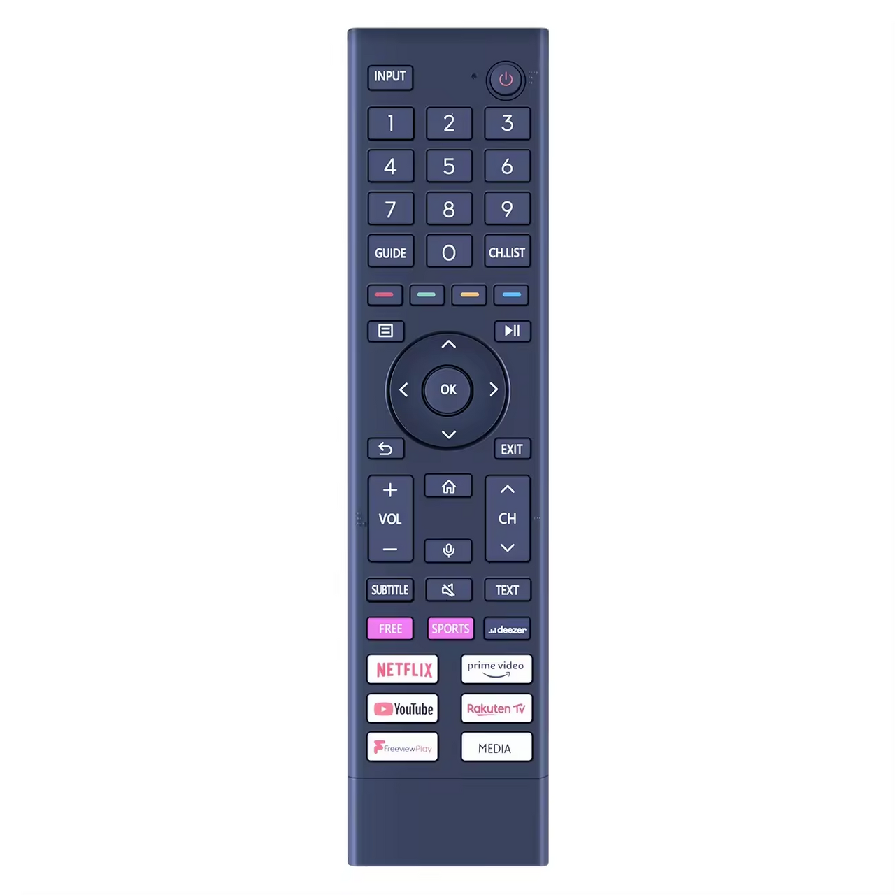 ERF3A80 IR Replacement Remote for Hisense Televisions