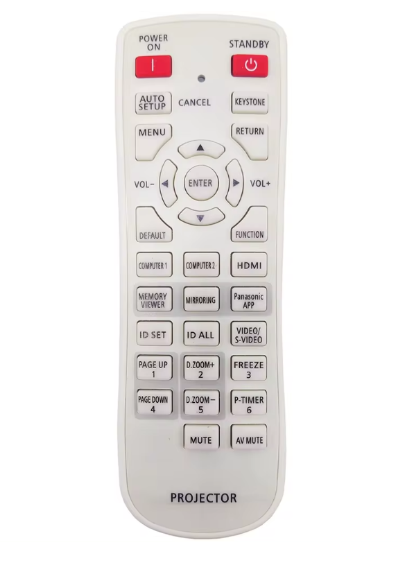 Projector Remote Replacement N2QAYA000100 Replacement Remote for Panasonic LCD Projectors