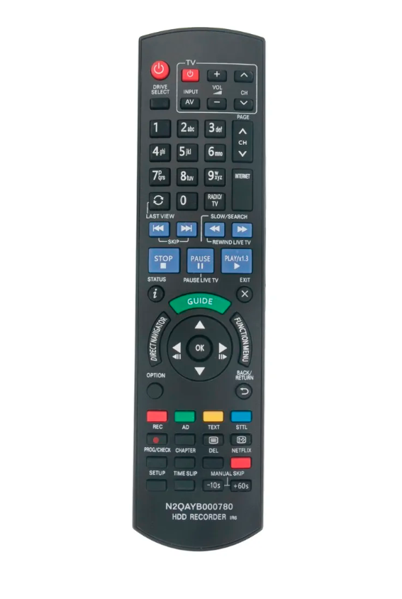 N2QAYB000780 Replacement Remote for Panasonic HDD Recorders