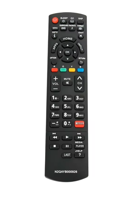 N2QAYB000926 Replacement Remote for Panasonic Televisions
