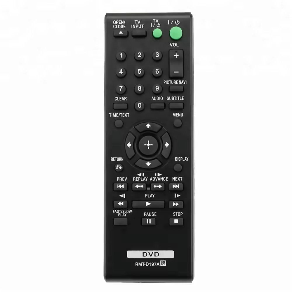 RMT-D197A Replacement Remote for Sony DVD Players