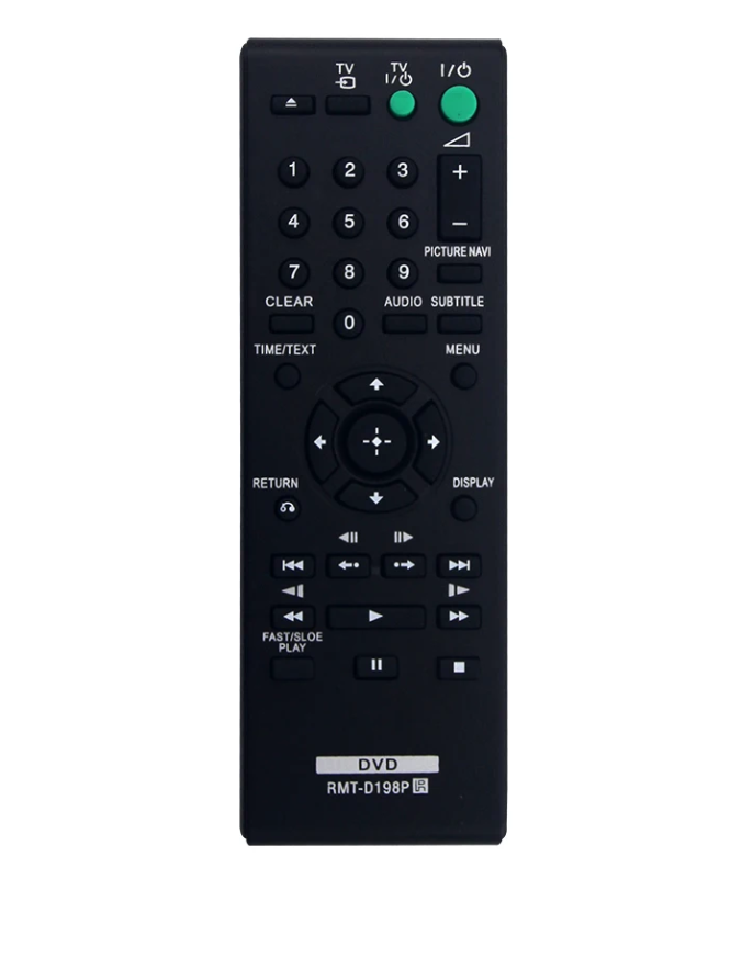 RMT-D198P Replacement Remote for Sony DVD Players