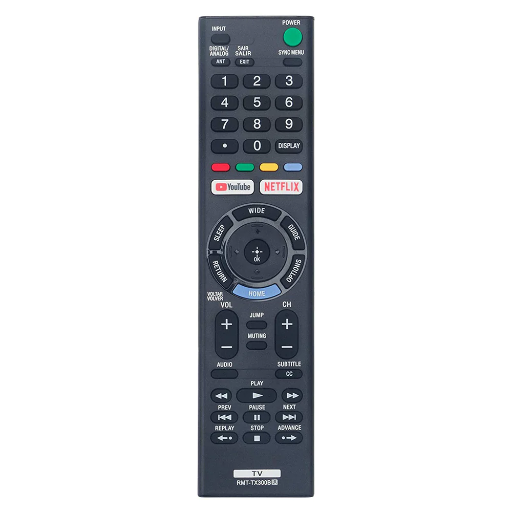 RMT-TX300B IR Replacement Remote for Sony Televisions