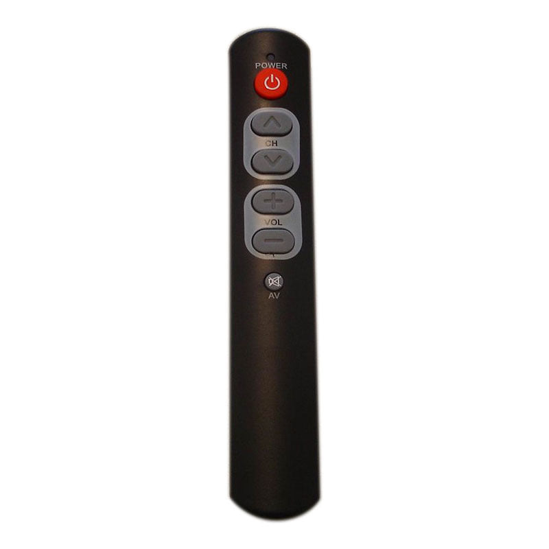 Universal Large Button 6-Key Learning Replacement Remote for TV, DVD Players & More