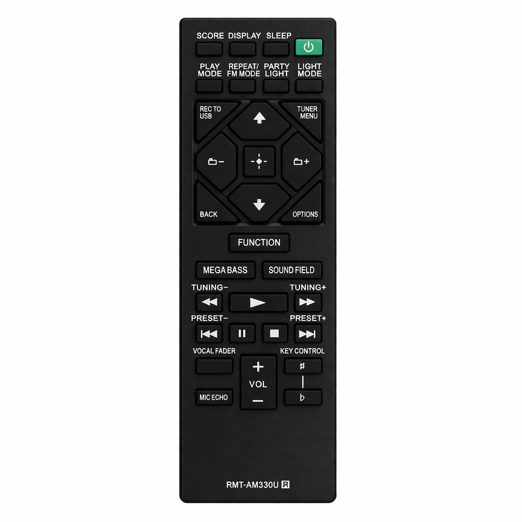 RMT-AM330U Replacement Remote for Sony MHC-V50 MHC-M20 MHC-V21 Audio Systems