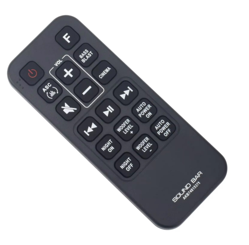 VINABTY AKB74815371 Télécommande remplacée Convient pour LG Sound Bar SJ3 SJ4 SK3D SK4D SL3D SPH4B-W SPJ4B-W SPJ4BW SPH4BW VINABTY AKB74815371 Télécommande remplacée Convient pour LG Sound Bar SJ3 SJ4 SK3D SK4D SL3D SPH4B-W SPJ4B-W SPJ4BW SPH4BW