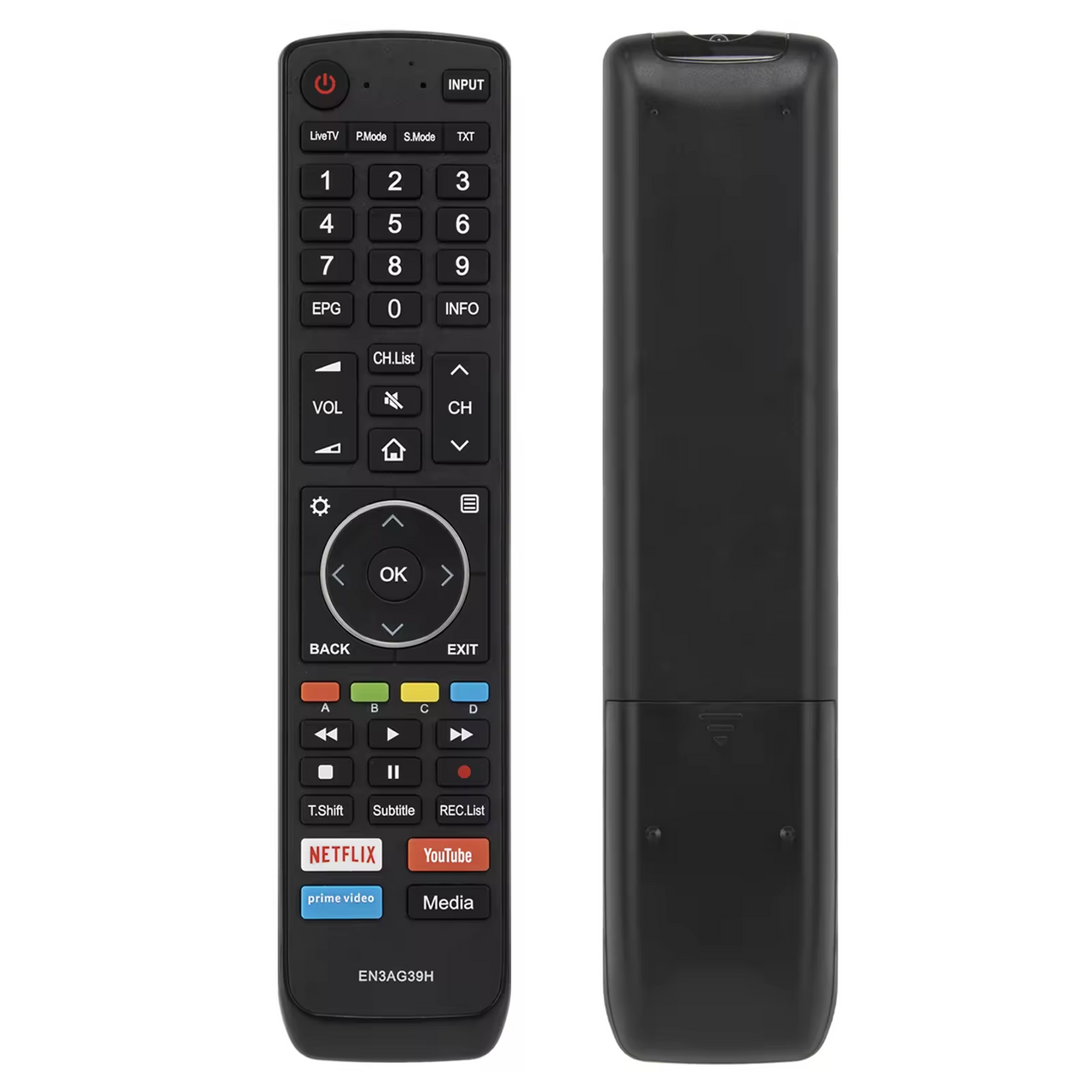 EN3AG39H Replacement Remote for Hisense Televisions