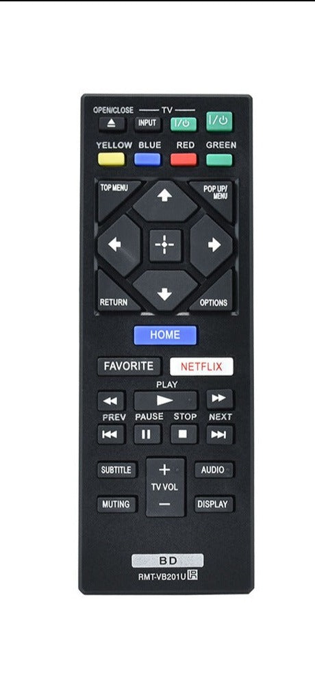 RMT-VB201U Replacement Remote for Sony Blu-Ray BD DVD Players