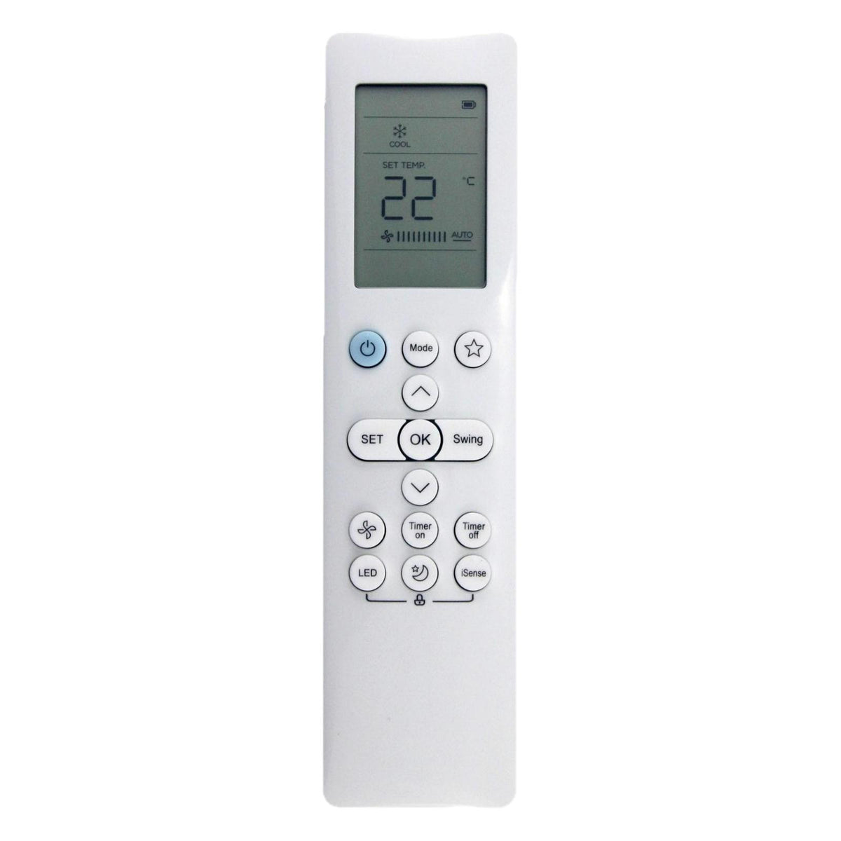 RG10F(E)BGEF Replacement Remote for Midea BGH Air Conditioners