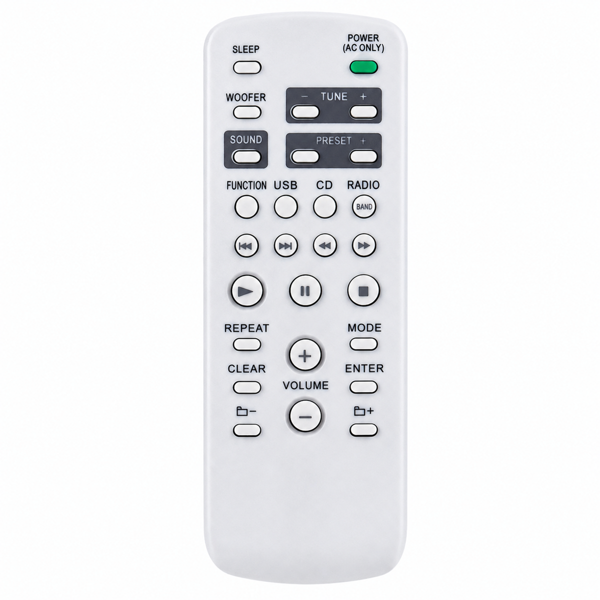 RMT-CG880A Replacement Remote for Sony CD Recorder