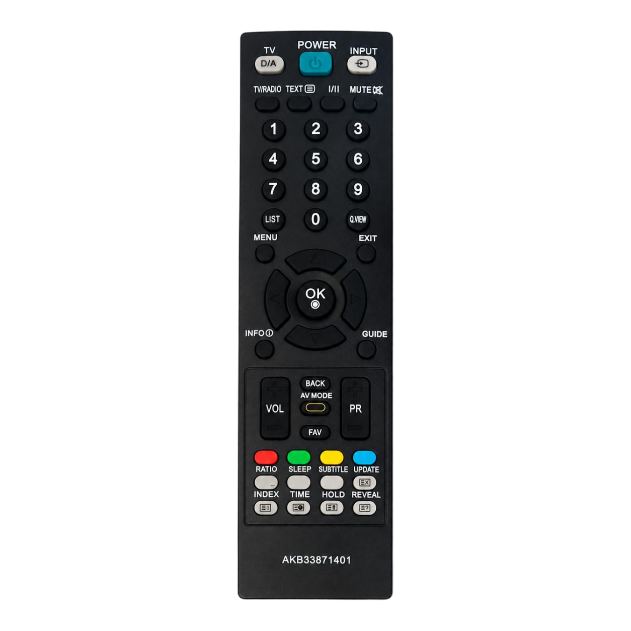 AKB33871401 Replacement Remote for LG Televisions