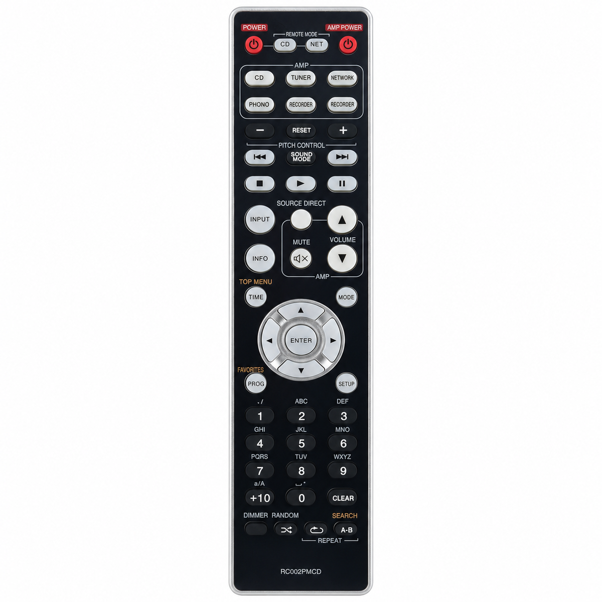 RC002PMCD Replacement Remote for Marantz CD Player