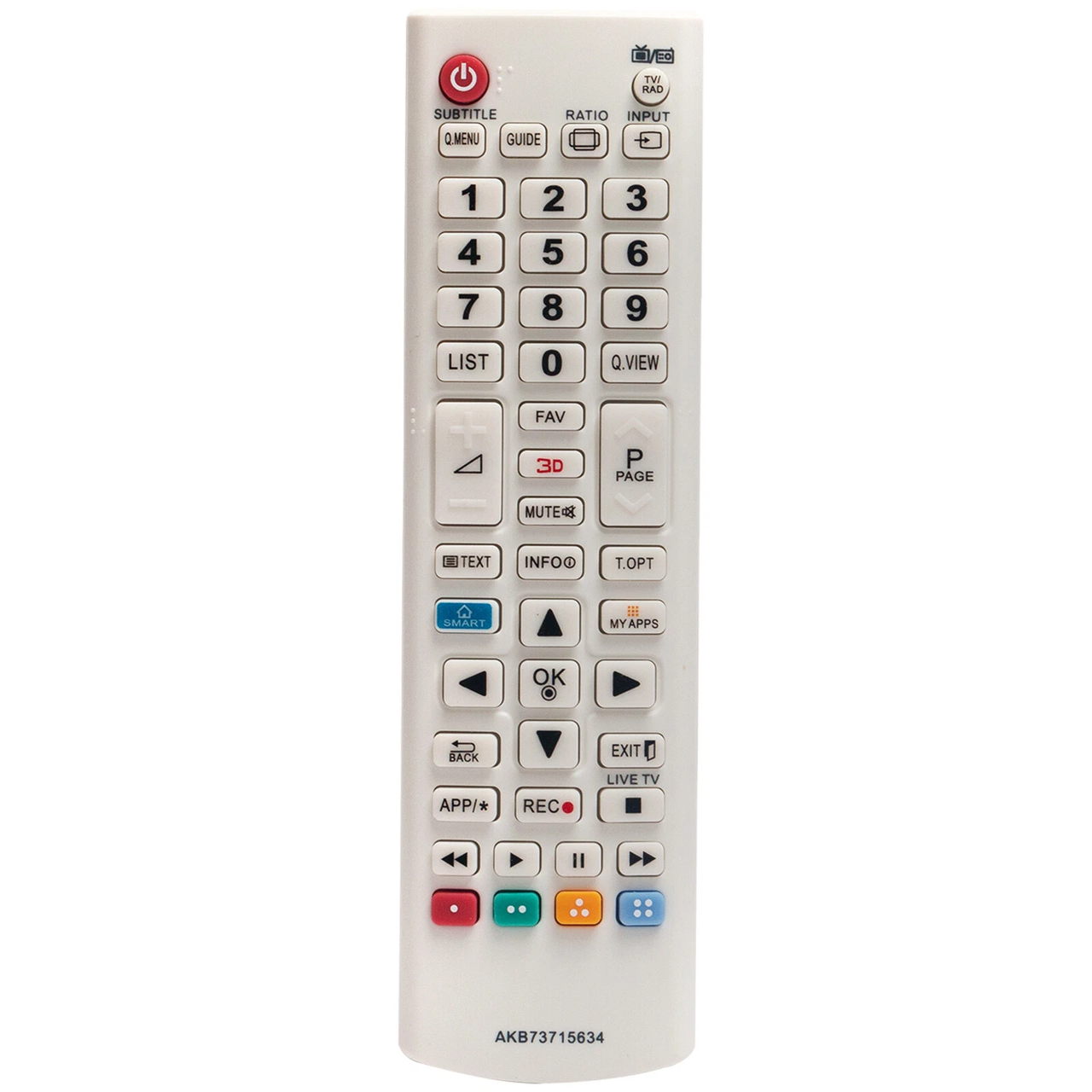 AKB73715634 Replacement Remote for LG Televisions