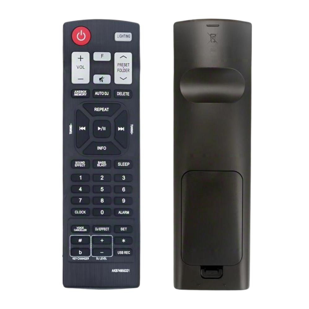 AKB74955321 Replacement Remote for LG Mini Hi-Fi Systems