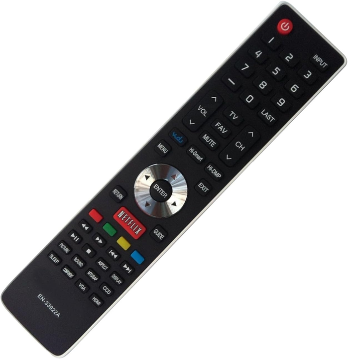 EN-33922A Replacement Remote for Hisense Televisions
