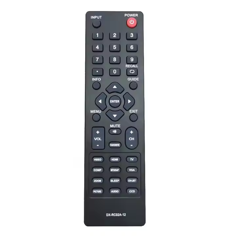 DX-RC02A-12 Replacement Remote for Dynex Insignia Televisions