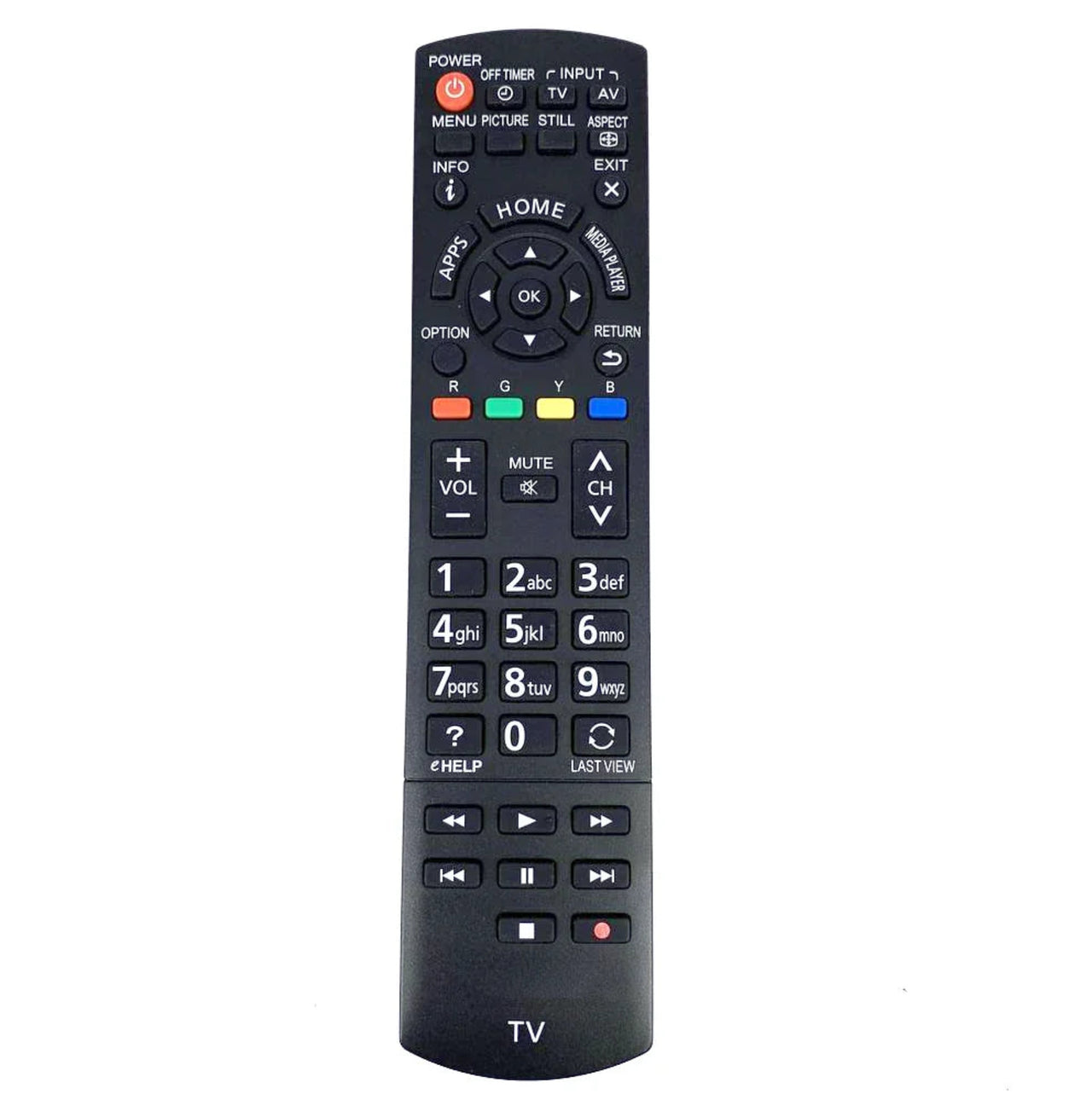 N2QAYB000834 Replacement Remote for Panasonic Televisions