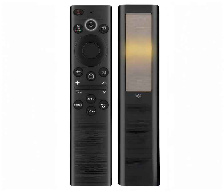 QNX1D Voice Replacement Remote for Samsung DU7200 Televisions (with USB-C & Solar Charging)