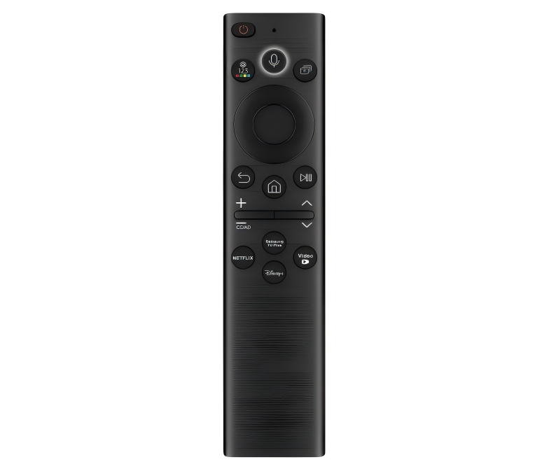 QNX1D Voice Replacement Remote for Samsung DU7200 Televisions (with USB-C & Solar Charging)