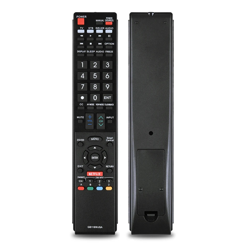 GB118WJSA Replacement Remote for Sharp Televisions
