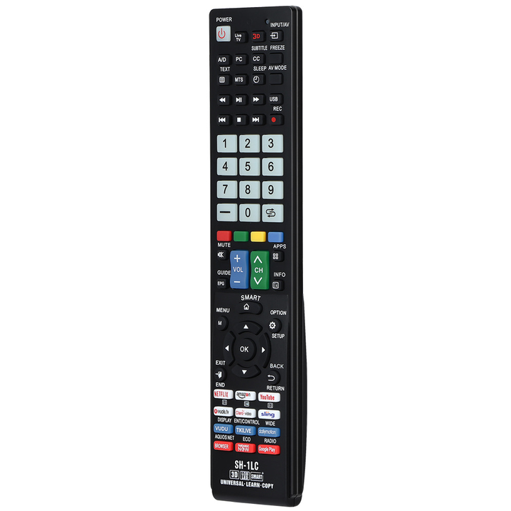 SH-1LC Universal Replacement Remote for Sharp Televisions