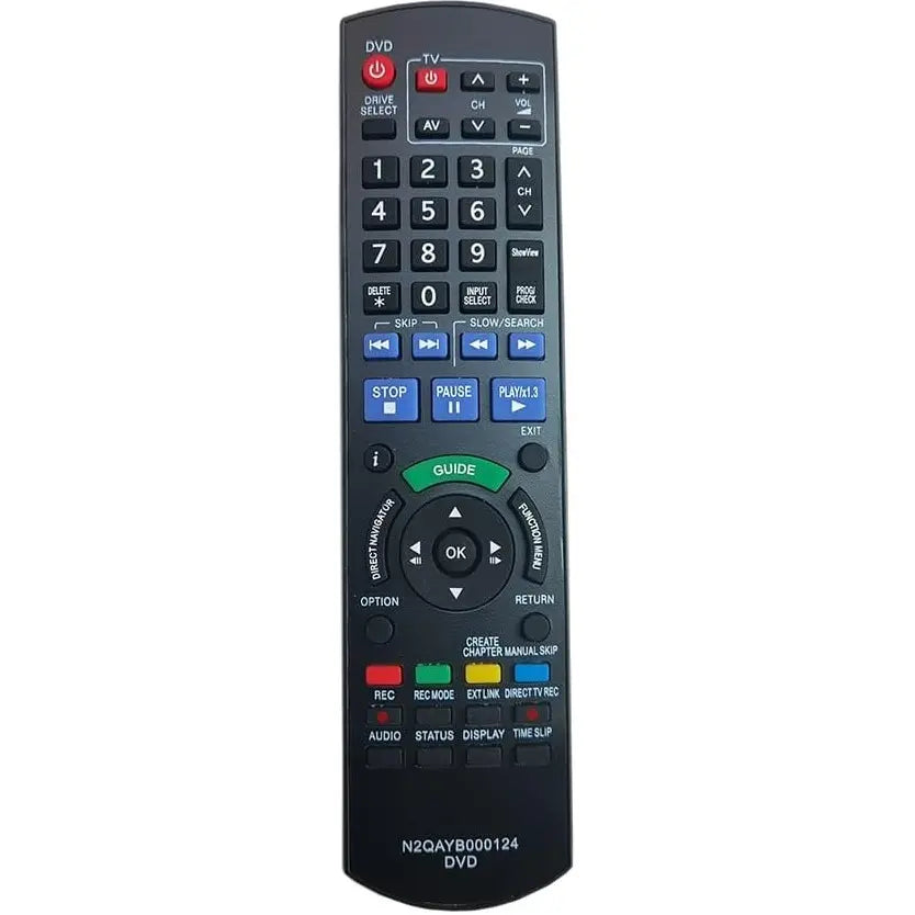 N2QAYB000124 Replacement Remote for Panasonic DVD Recorders