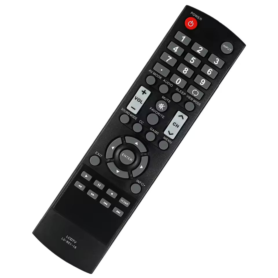 LC-RC1-16 Replacement Remote for Sharp LC-50LB370U LC-32LB370U Televisions