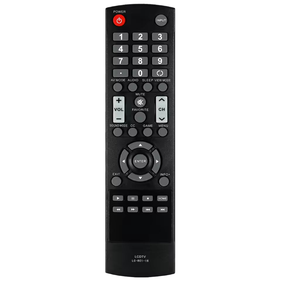 LC-RC1-16 Replacement Remote for Sharp LC-50LB370U LC-32LB370U Televisions