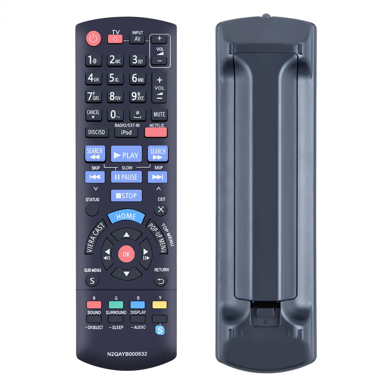 N2QAYB000632 Replacement Remote for Panasonic Home Theatre Systems